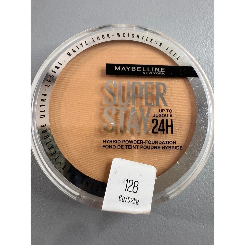 Maybelline Super Stay Hybrid Powder Foundation Women 6g 128 New Matte Full Cover